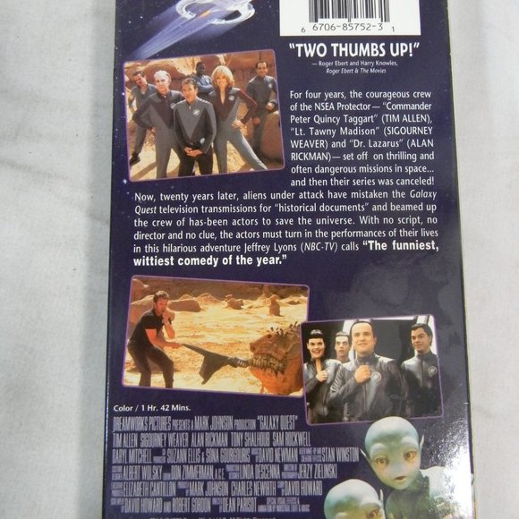 Galaxy Quest VHS - DreamWorks Home Entertainment - Picture 2 of 4
